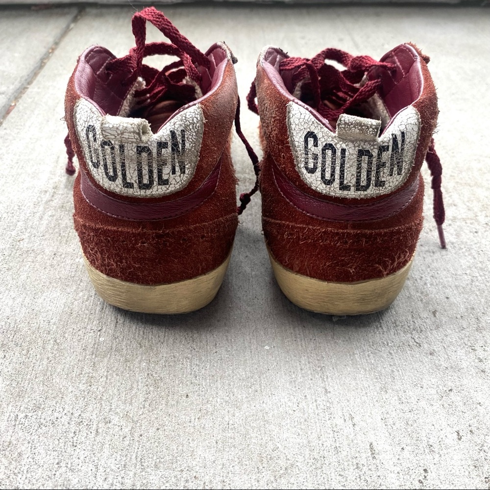 “Golden Goose” Burgundy Mid Star